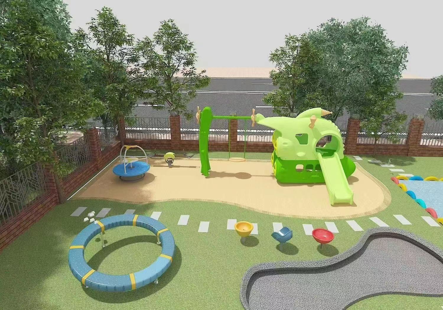 户外儿童玩具幼儿园摇摇马小区公园摇马健身设备弹簧摇马游乐设备