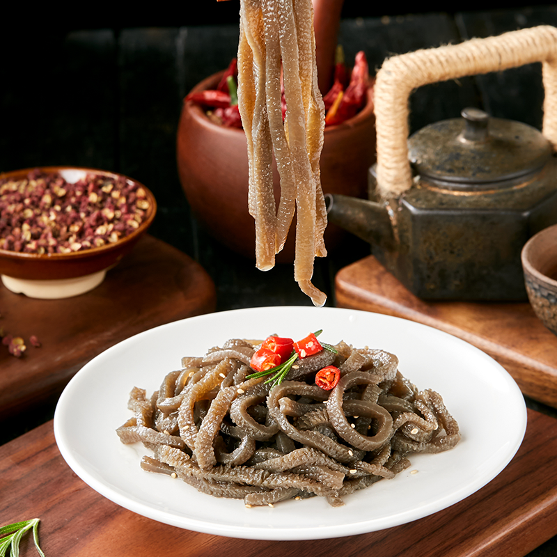 海底捞素黑毛肚魔芋火锅菜食材麻辣烫香锅涮菜凉拌菜商用家用素肉