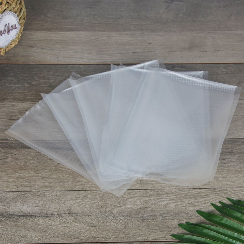 现货家用真空纹路透明网纹包装袋食品透明熟食保鲜抽真空密封袋子