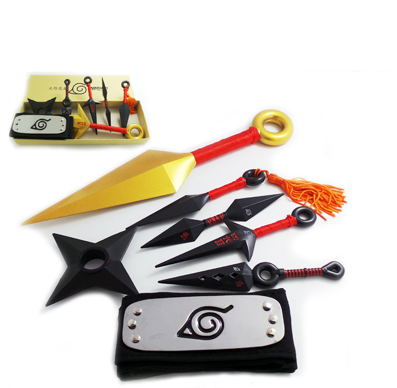 火影忍具包朱字戒指叛木叶护额苦无装扮套装道具