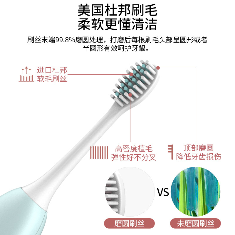 Electric Toothbrush USB Rechargeable Soft Bristle Automatic Cleaning Adult Electric Toothbrush 2021 New One Piece Dropshipping