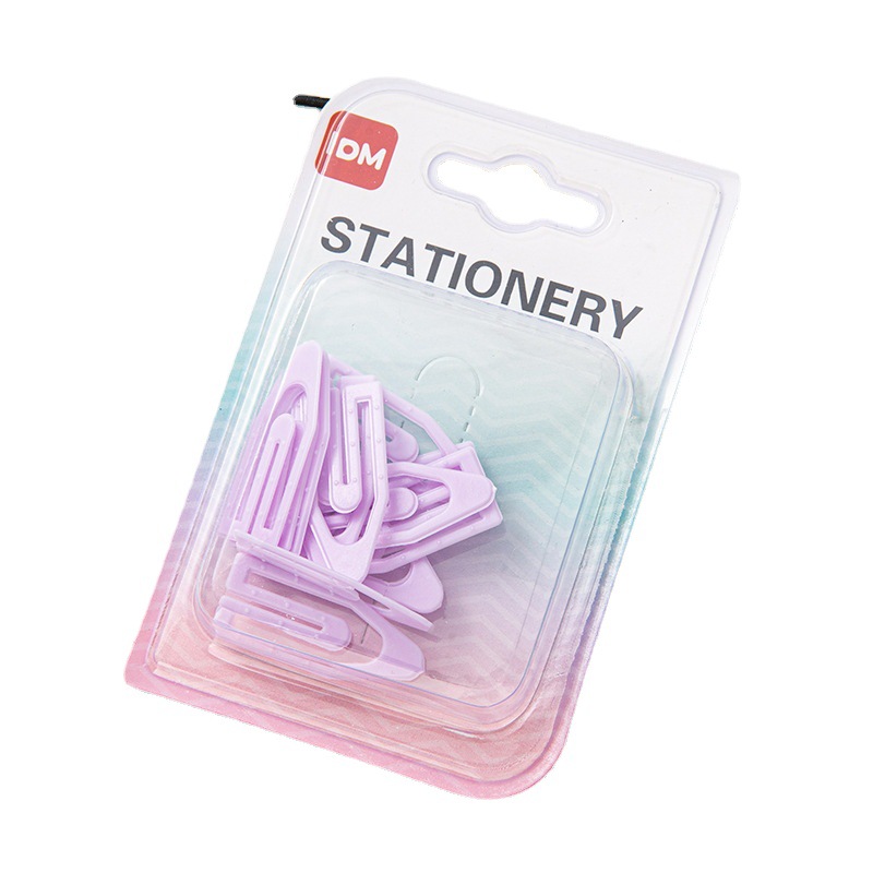 Macaron Color Creative Boat-Shaped Needle Student Labor-Saving Special-Shaped Storage Stationery Paper Clip Color Plastic Arrow Pin