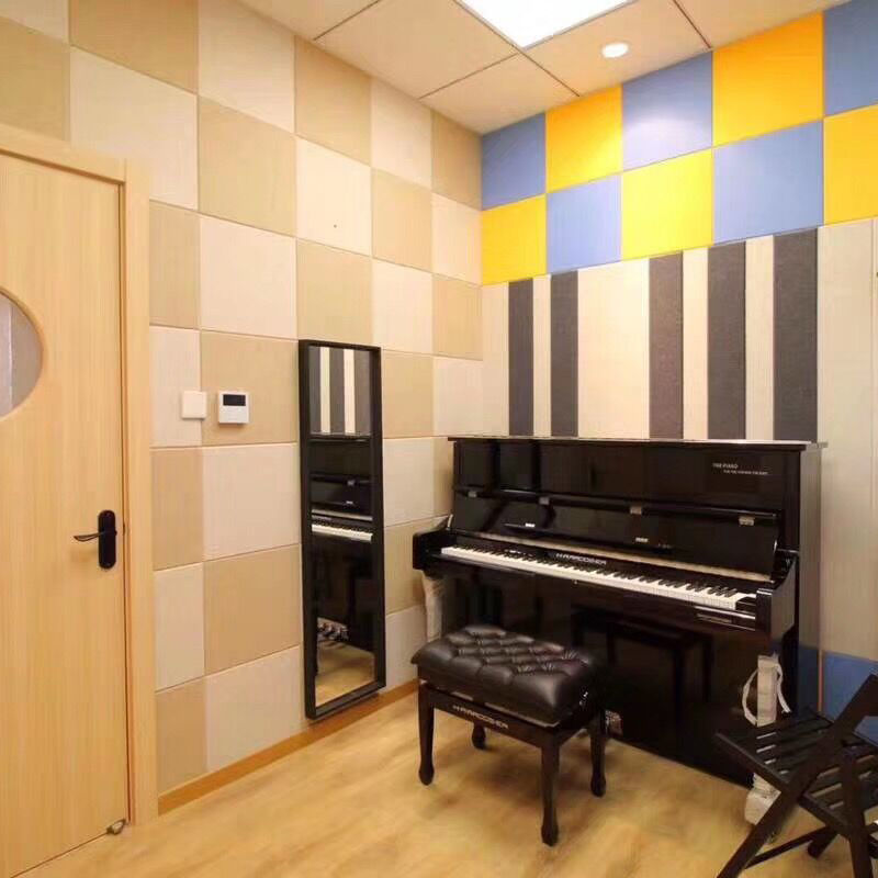 聚酯纤维吸音板幼儿园琴房录音棚ktv影院隔音板墙面装饰装修材料