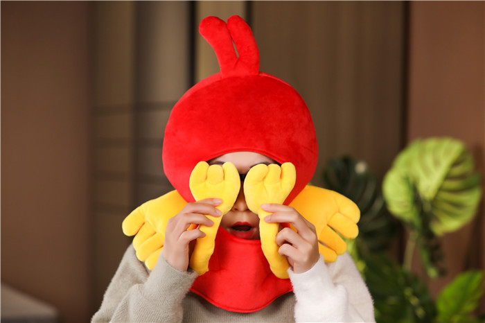 韩国ins可爱搞怪小鸡头套殷志源同款网红直播道具儿童舞台表演帽