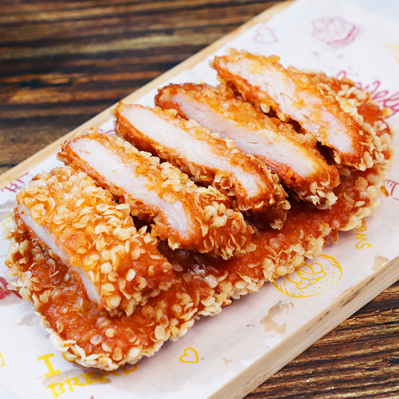 大成香雪鸡排1kg半成品冷冻空气炸锅食材汉堡鸡排裹粉炸鸡胸肉