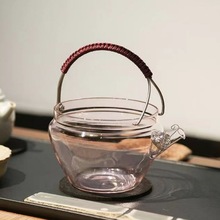 提篮公杯可煮茶大容量茶海家用壶型提梁公杯创意提篮造型茶海跨境