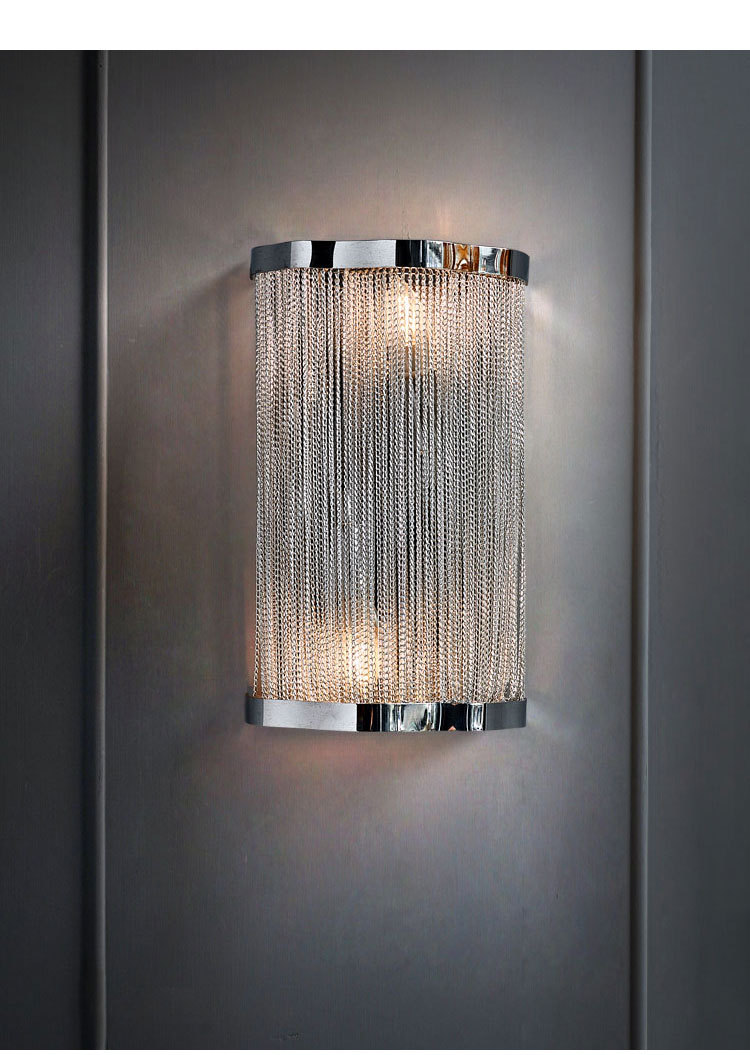 流苏壁灯 后现代轻奢个性创意链条灯客厅卧室个性装饰灯具