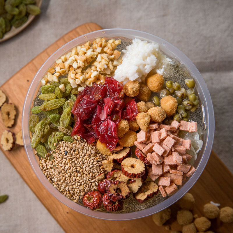 冰粉配料组合商用四川手搓全套摆摊开店专用山楂碎花生碎冰粉伴侣