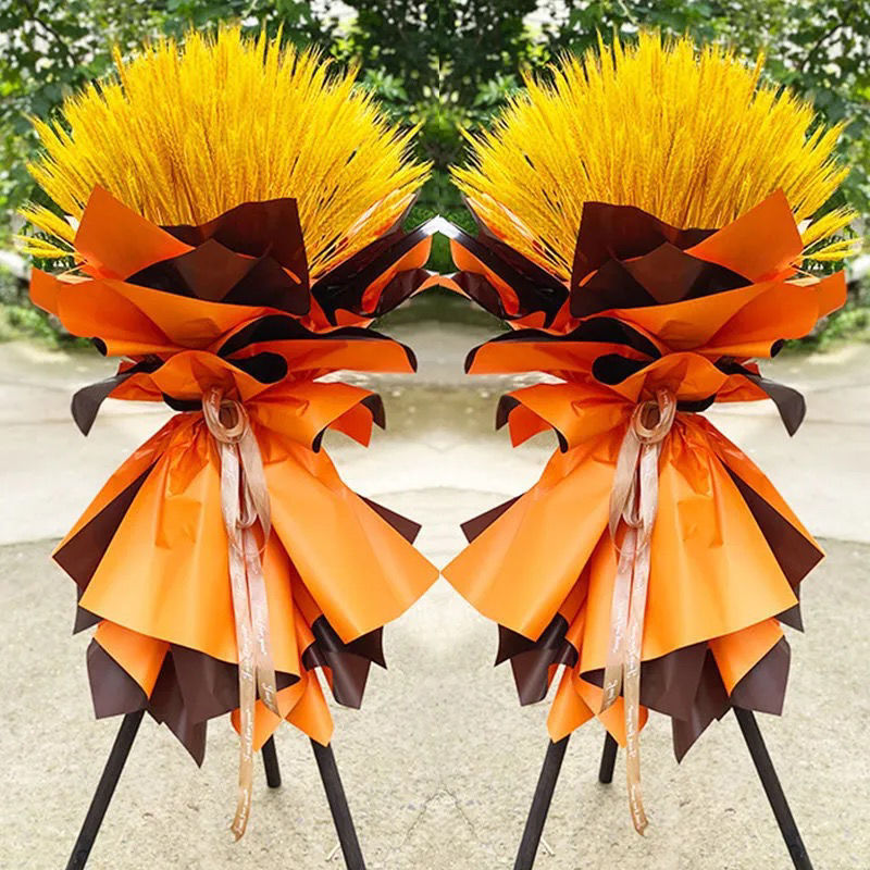 开业花篮大麦麦穗diy材料商场店铺开张开业乔迁礼物礼品贺礼批发