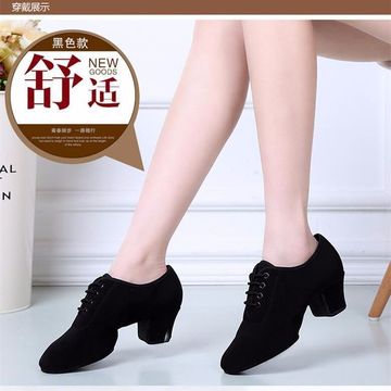 广场舞鞋牛津布拉丁舞鞋女童成人舞蹈鞋冬水兵舞鞋交谊舞鞋跳舞鞋