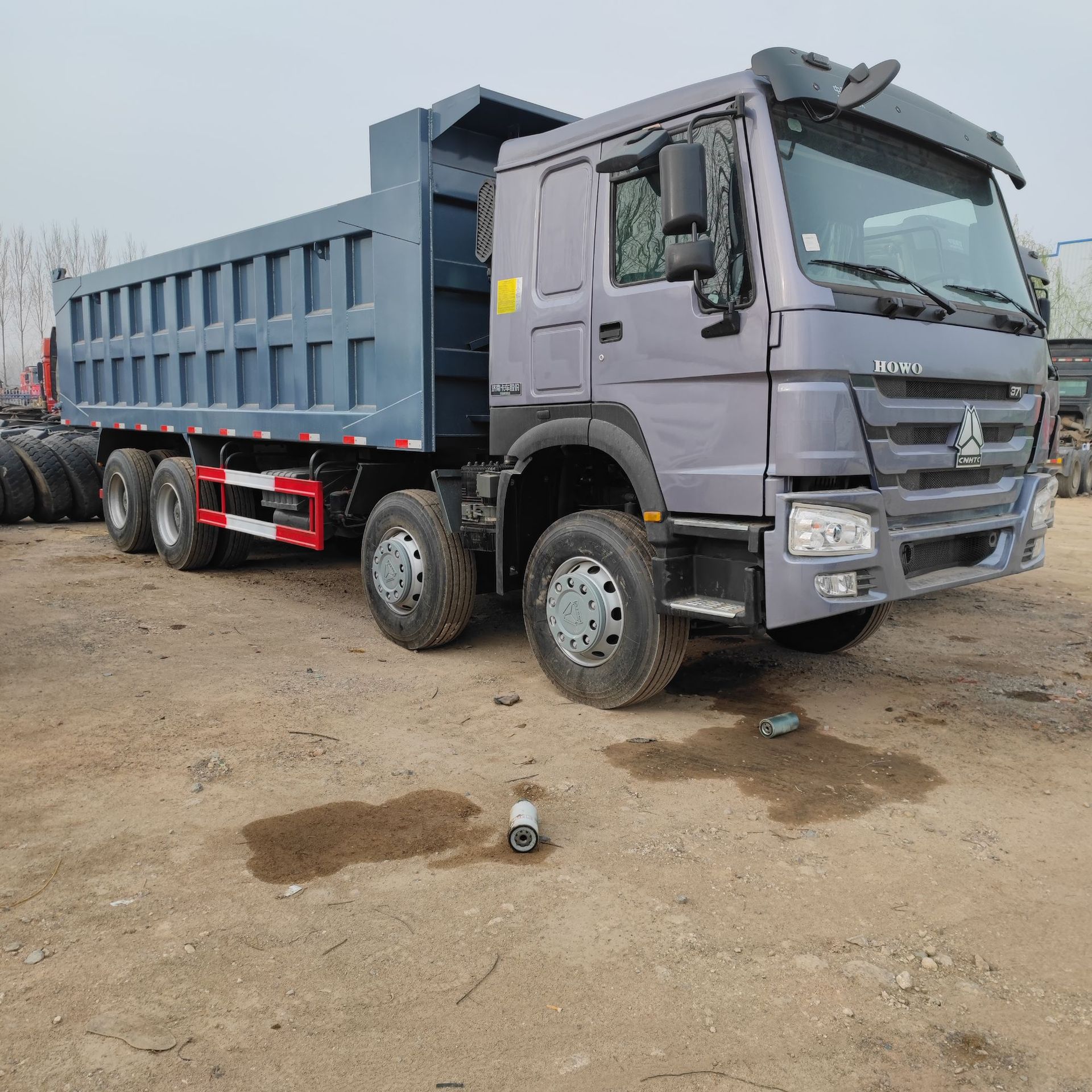 出口豪沃自卸卡车 二手自卸翻斗车 十轮豪沃6x4自卸车 371马力