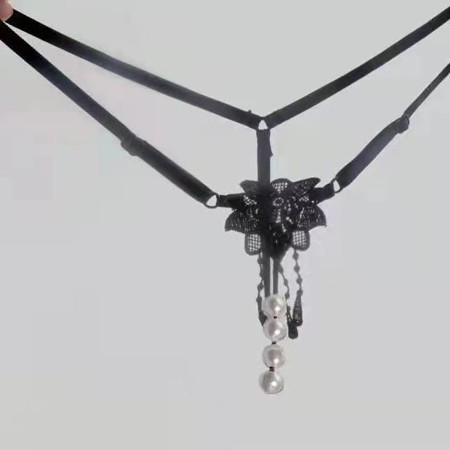 情趣内裤女士情趣丁字裤珠珠情趣珠子大珍珠情趣内衣珍珠性感按摩