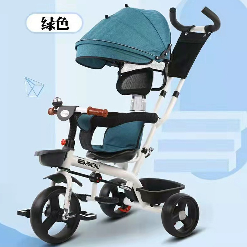 New Children's Tricycle Large Baby and Infant Trolley 1-3-6 Years Old Walk the Children Fantstic Product Bicycle