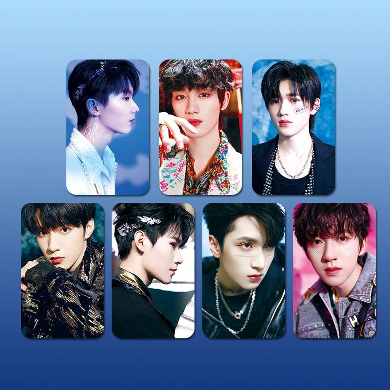 tnt时代少年团周边韩风小卡1套7张三公舞台天台宋亚轩刘耀文同款