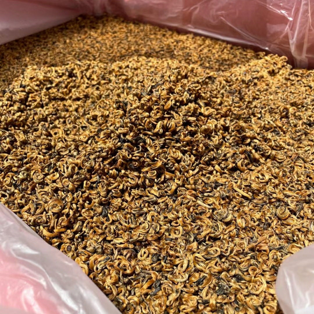 批发黄金螺云南滇红茶临沧凤庆红茶单芽茶叶500g散茶袋装量大优惠