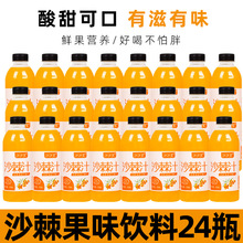 沙棘汁饮料复合果汁沙棘饮品商超爆款新鲜360ml*24瓶装厂家直发