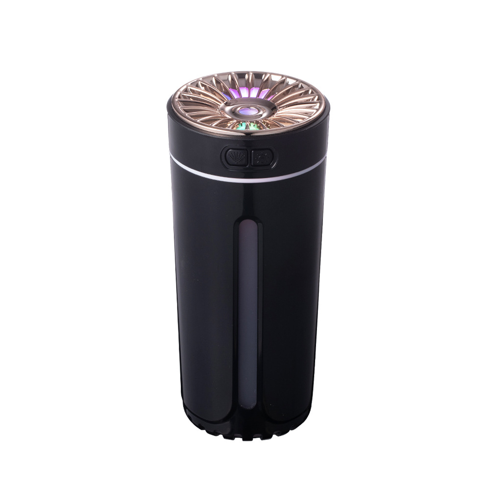 New Small Heavy Fog Mute Portable USB Car Aroma Diffuser Phantom Cup Colorful Night Lamp Air Humidifier