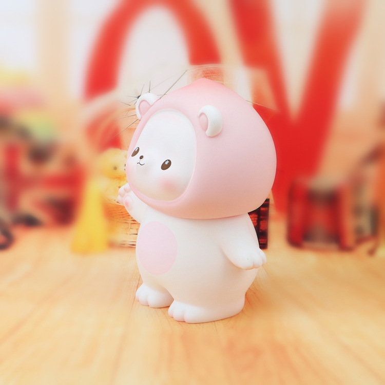 蜜桃小熊存钱罐儿童储钱罐大容量可存可取大人家用可爱创意储蓄罐