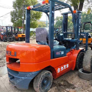 二手现货合力3吨柴油叉车非侧面 h30低价出售 升高4