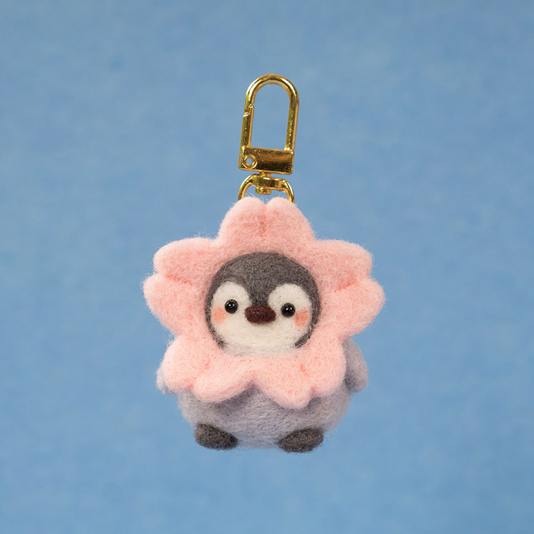 羊毛毡戳戳乐diy材料包创意手工简单制作情侣礼物摆饰挂饰小企鹅