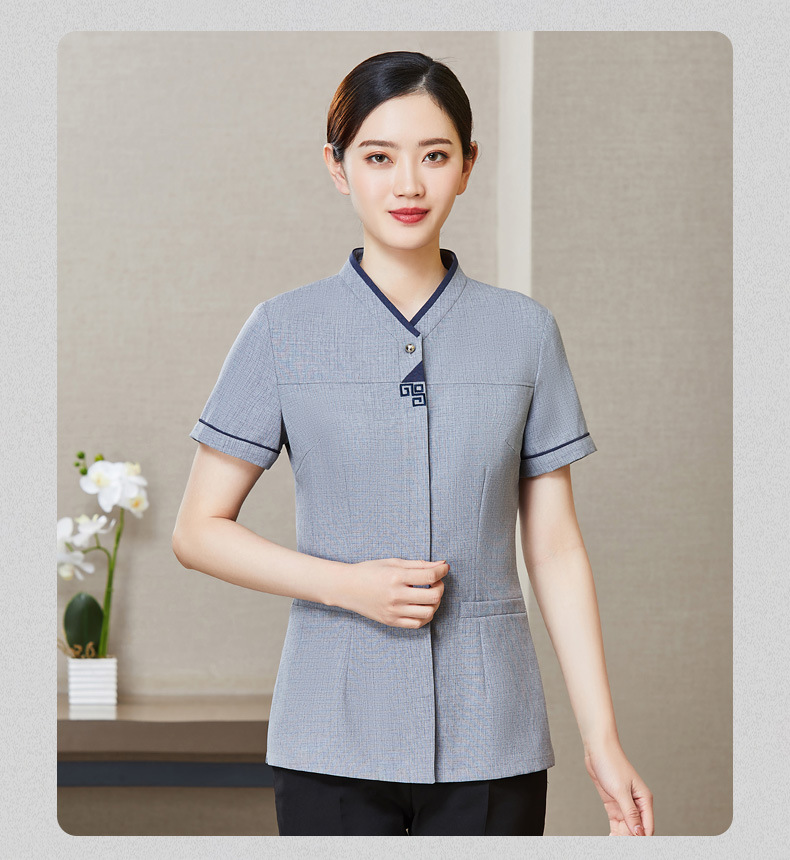 保洁工作服短袖商场物业清洁工服装酒店宾馆客房pa阿姨工衣夏装女
