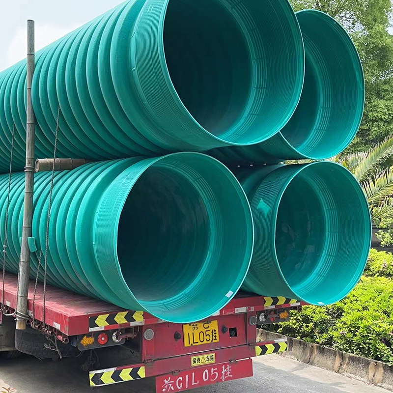 吉安muhdpe合金双壁波纹管市政大口径排水排污双壁波纹管sn8批发