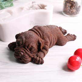 网红手工沙皮狗巧克力可以吃的小奶狗小朋友零食