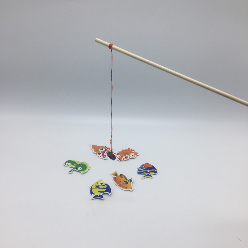 幼儿园小制作科学实验磁铁探索与认知玩具小猫钓鱼拼装手工材料包