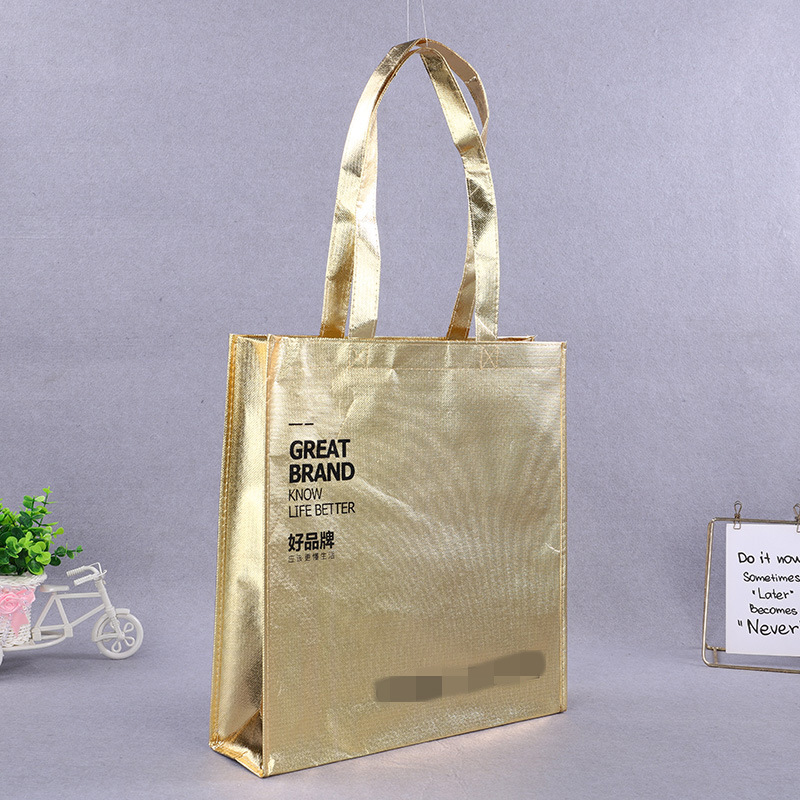 童装服饰打包礼品包装袋商场购物立体袋手提隔水覆膜无纺布袋定制