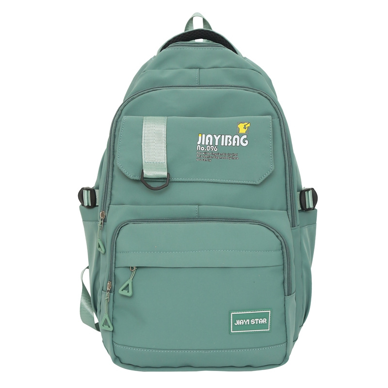 Simple Middle School Student Schoolbag Female 2023 New Fresh Sweet Burden-Reducing Casual Backpack Korean Style Japanese Style Backpack