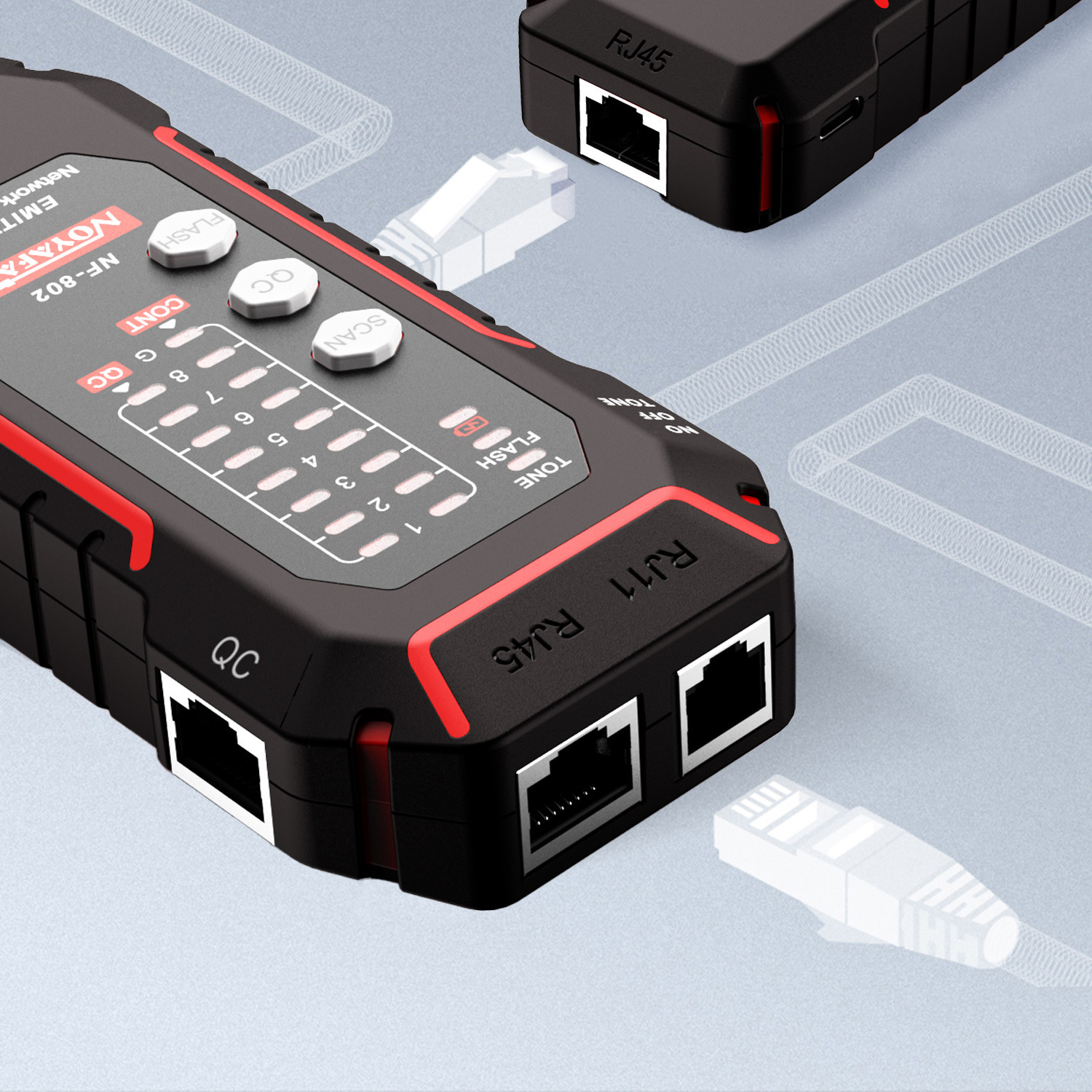 noyafa精明鼠nf802网络寻线器测线仪网抗干扰强电寻线仪 原装正品