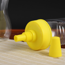 3DWF塑料蜂蜜瓶500g1000g1斤2斤尖嘴蜂蜜瓶挤压瓶分装防漏邮寄密