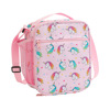 lovely unicorn The single shoulder bag children Portable Book Easy Zip printing schoolbag Storage Diagonal package