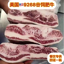 美国9268谷饲肥牛安格斯后胸245美肥烤肥牛涮牛肉雪花肥牛美牛