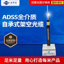 ADSS-16芯电力光缆100米跨距室外双护套非金属架空光纤缆通信光缆