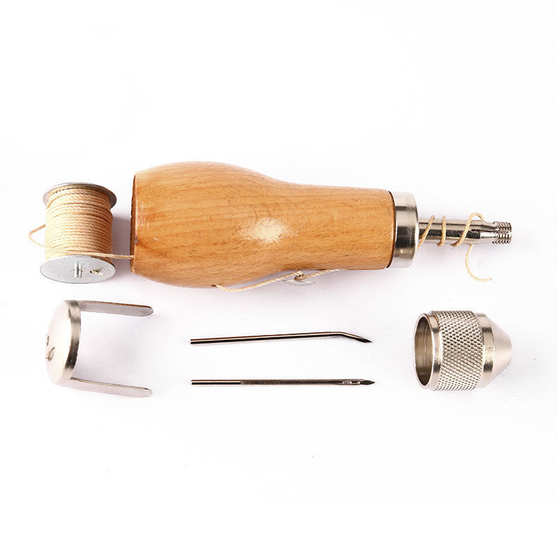 皮革手缝器手缝皮革锥针皮具手工缝线器缝鞋修鞋补鞋工具钩针锥子