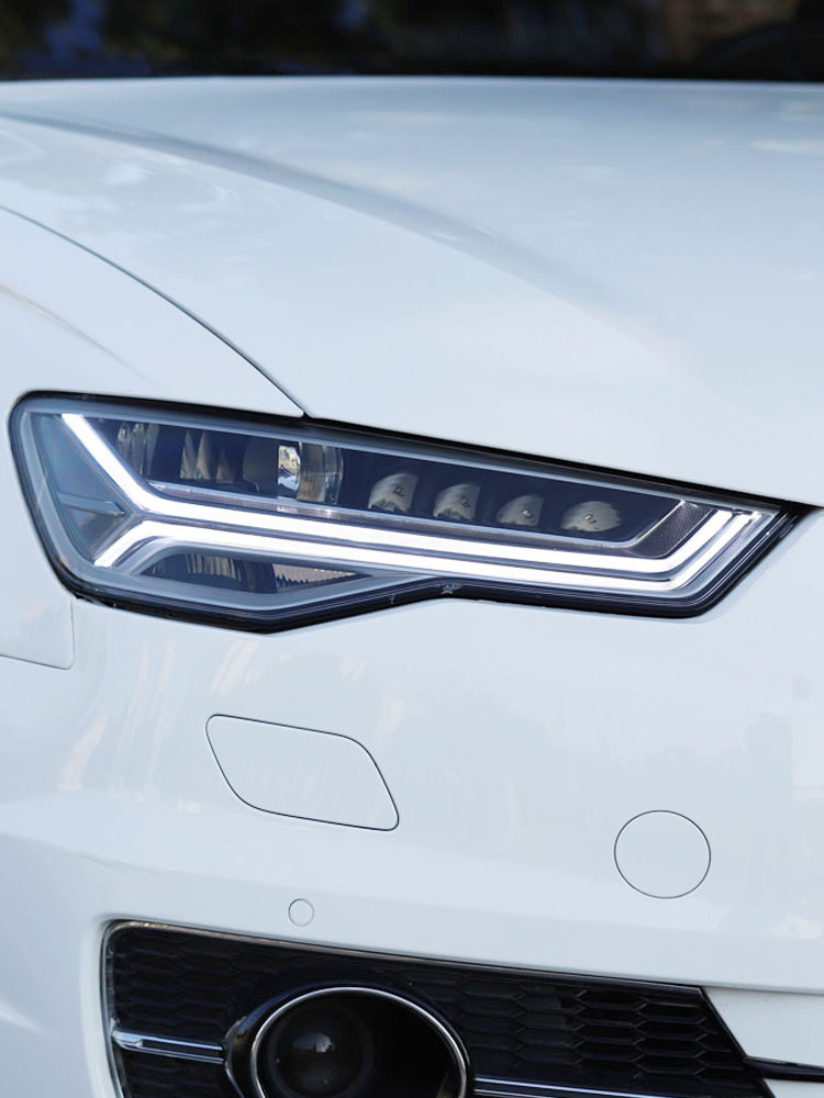 适用于奥迪a6l改装矩阵大灯12-18款新款流水a6l改装全led大灯总成