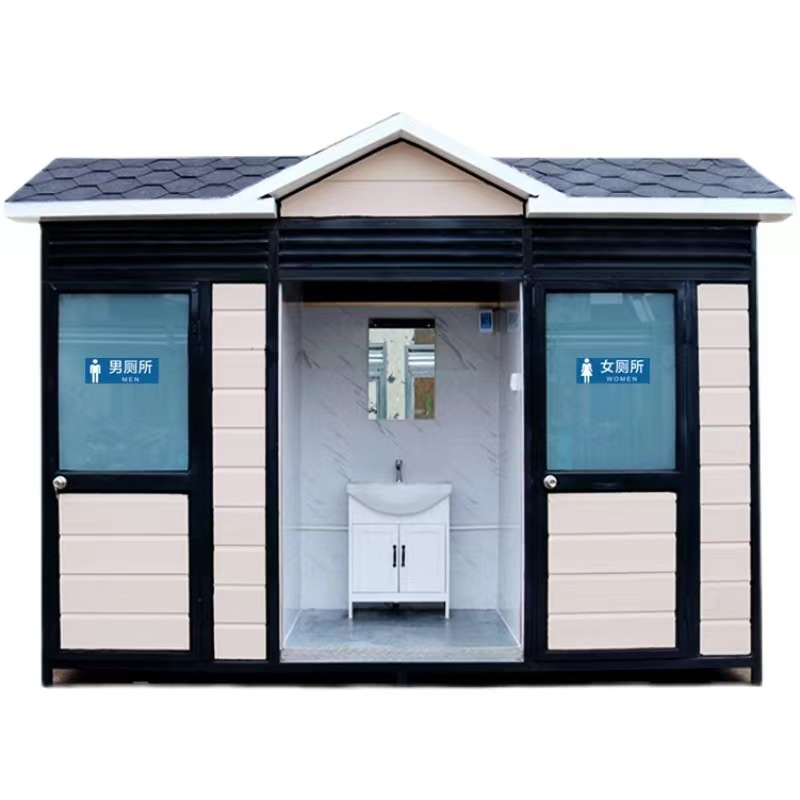 厕所改造厕屋小房子 简易家用移动厕所 一体式简易卫生间洗手间
