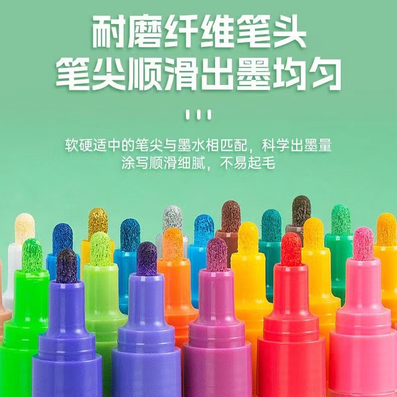 Anmo Acrylic Paint Pen Wholesale Children's DIY Ceramic Metal Goo Card Waterproof Color Acrylic Marker Pen Set