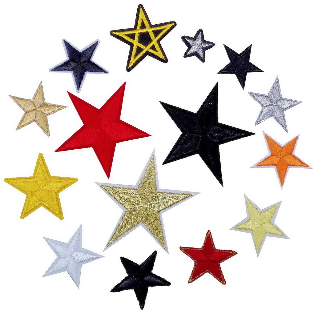 星星黑色牛仔裤图片