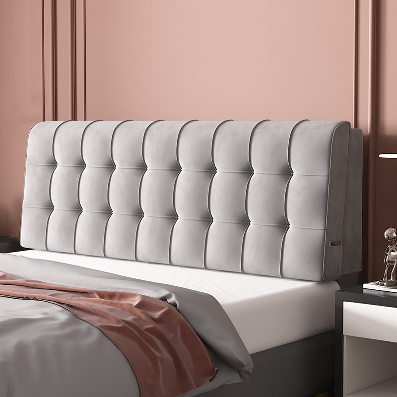 床头靠垫软包床头板双人实木床头榻榻米靠背床头套现代简约可拆洗