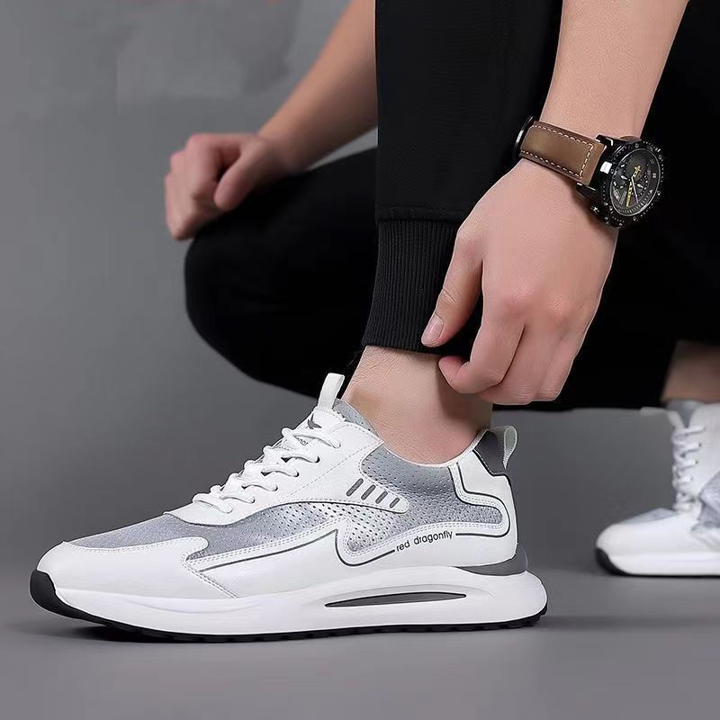 Men‘s 2023 Spring Sneakers Korean Style Fashion Trendy Shoes Cross-Border Wholesale Casual Shoes Student Running Sneakers