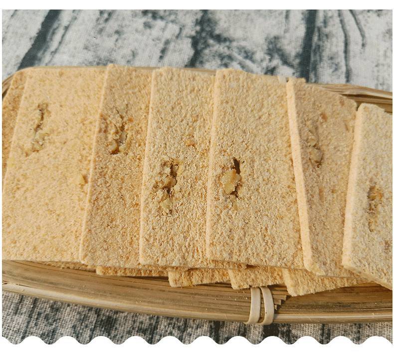 江苏南通特产嵌桃麻糕200g盒装传统糕点脆薄饼干糯米芝麻糕云片糕