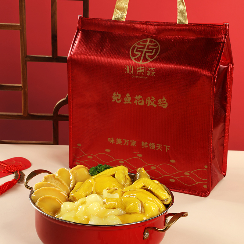 沁东森中秋礼盒鲍鱼花胶鸡预制菜半成品金汤即食花胶3斤年货礼品
