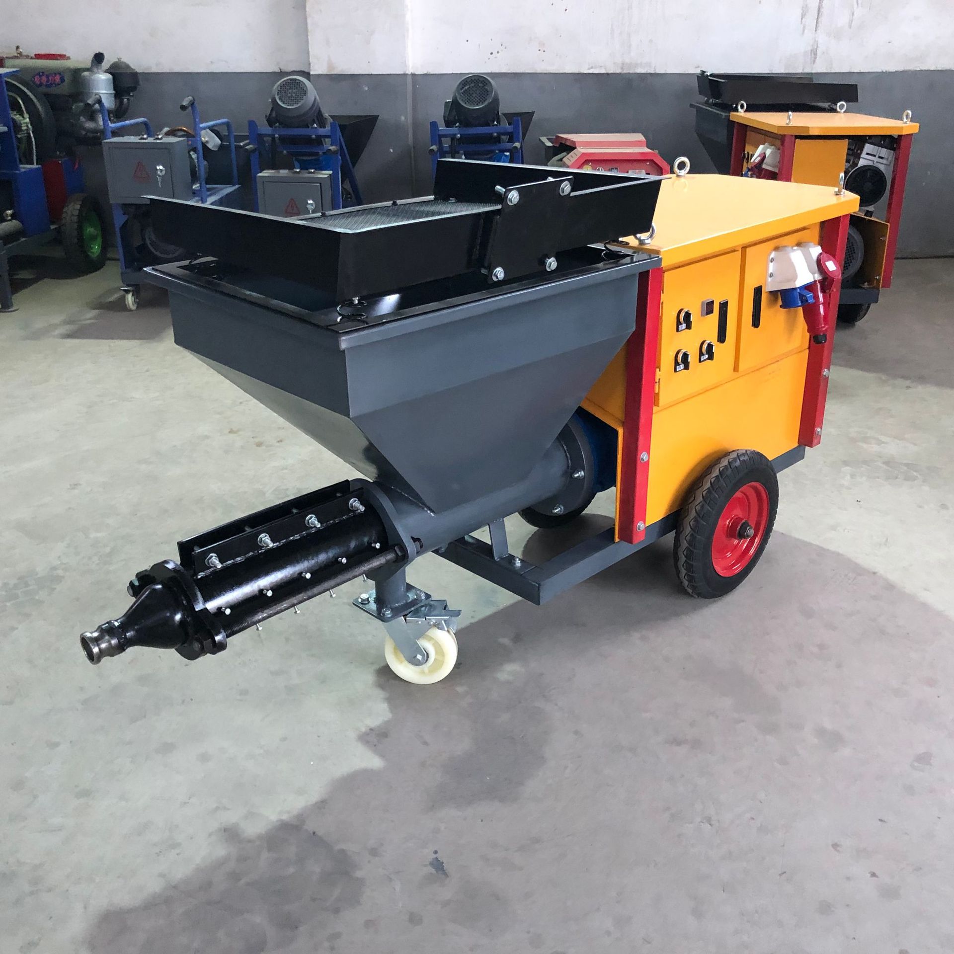 711砂浆喷涂机粉墙抹灰机腻子真石漆防火涂料711型护坡喷浆机￥3800