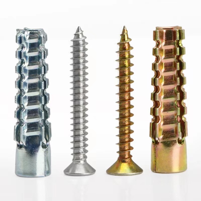 Hollow Serrated Gecko Christmas Tree Gecko Light Expansion Bolt Iron Expansion Screw