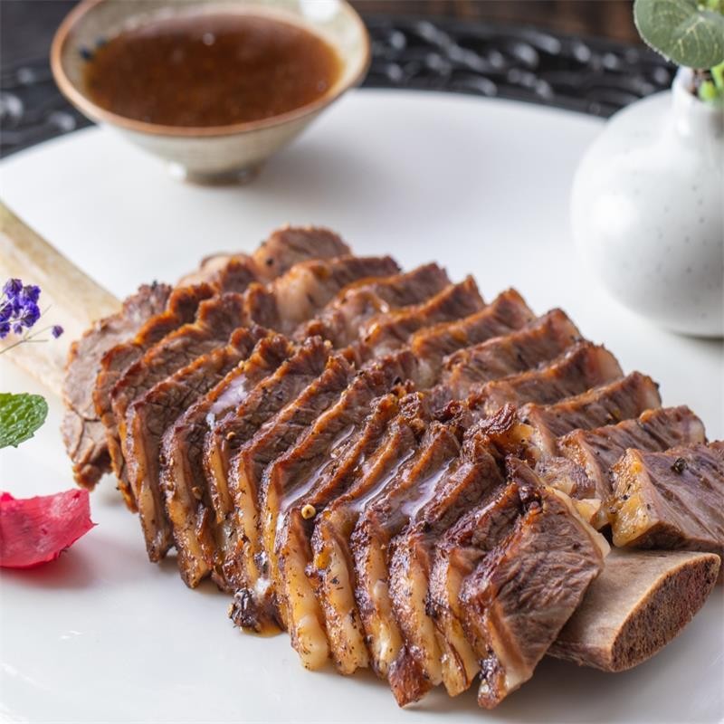 易太牛肋骨冷冻腌制半成品20斤一箱牛力骨酒店餐厅商用整根牛肋排