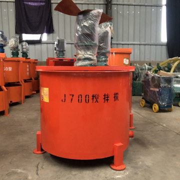 现货供应 700l快速灰浆制浆机 直连电机水泥浆搅拌桶 搅拌机厂家