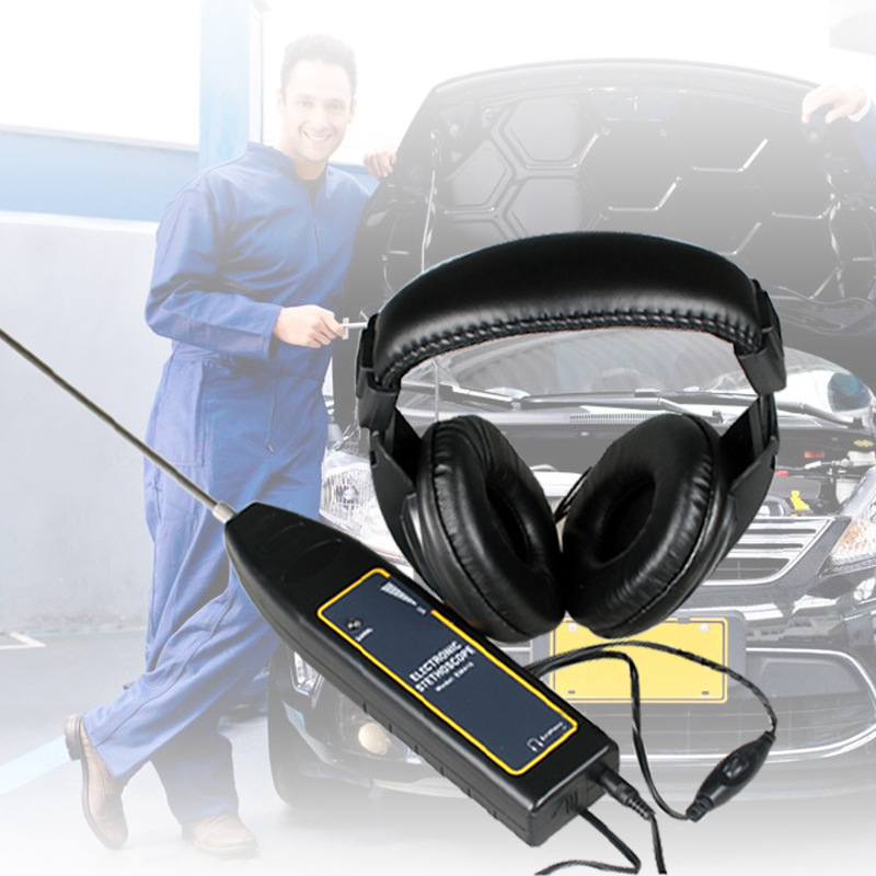 mikuni汽车气缸异响听诊器 发动机6通道电子听诊套装汽修汽保工具