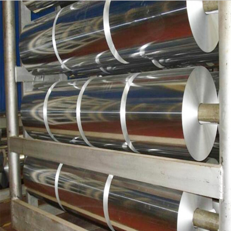 定制胶囊复合卷膜铝箔材 软料铝箔分卷保温铝箔卷 食品包装铝箔片